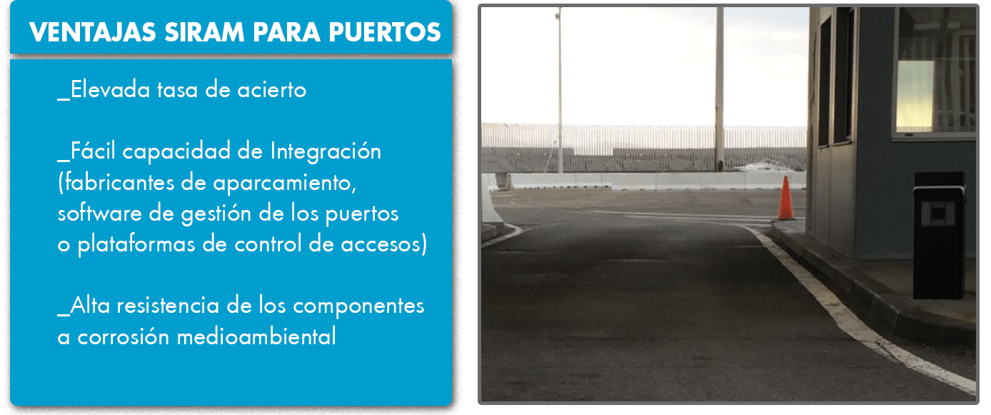 VENTAJAS SIRAM OCR5 PARA PUERTOS